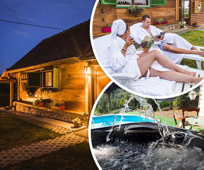 Sprošcanje v pocitniški hiški Pool Jacuzzi Dreams