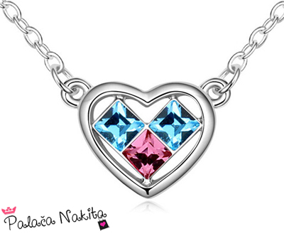 Valentinova ogrlica s kristali Swarovski®, po izbiri