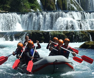 Rafting na Uni