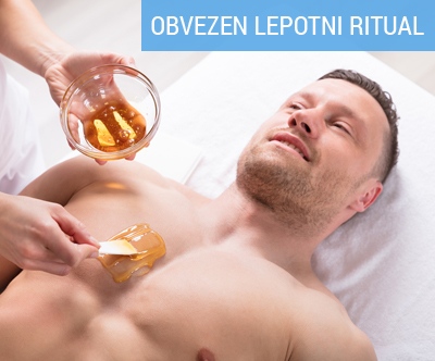 Depilacija hrbta ALI prsi za moške
