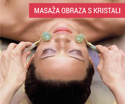 nega obraza s kristali