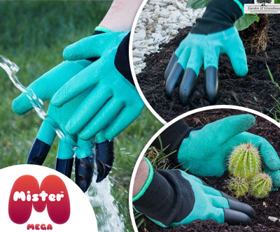 Rokavice za enostavno vrtnarjenje Mega Gloves