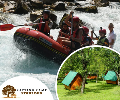 Kamp Stari Dud, Foča: rafting po Tari in Drini