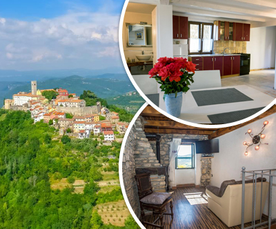 villa luna, villa fragola, motovun
