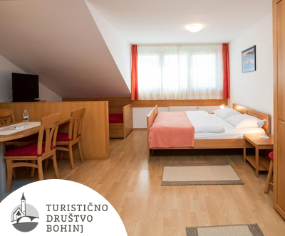 3-dnevni najem apartmaja v Turisticnem društvu Bohinj
