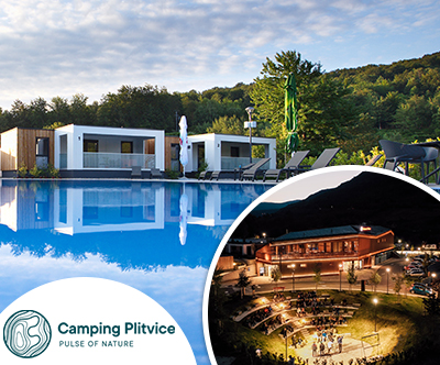 Kamp Plitvice 5*: mobilna hišica Premium