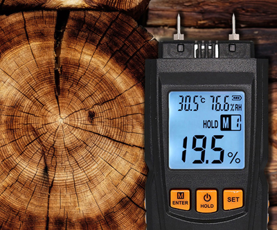 Digitalni LCD merilnik vlage v lesu