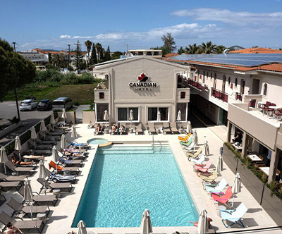 Hotel Canadian 3* na otoku Zakintos v Grčiji
