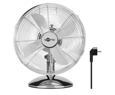 Izjemno tih 12-palični namizni ventilator Goobay