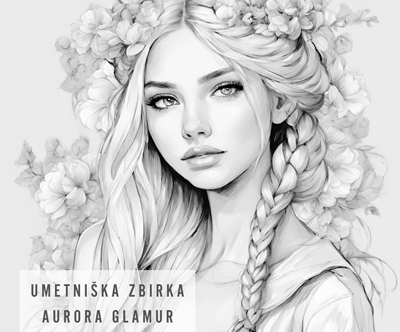 Digitalna pobarvanka, umetniška zbirka Aurora