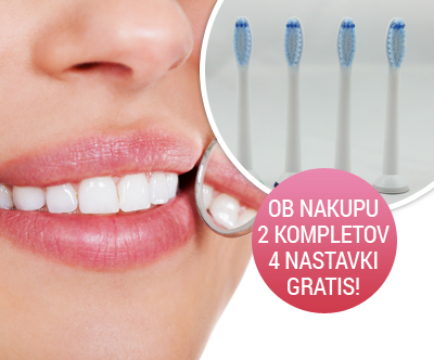 Komplet nastavkov Sensitive za Philips Sonicare