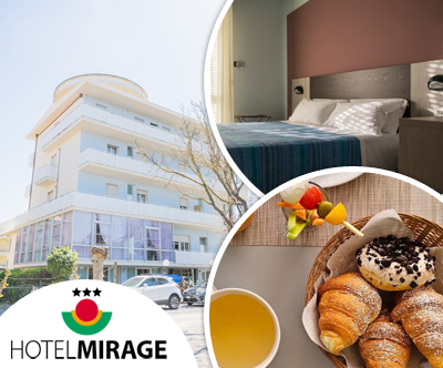 Hotel Mirage 3*, Bellaria: 5x nočitev z zajtrkom