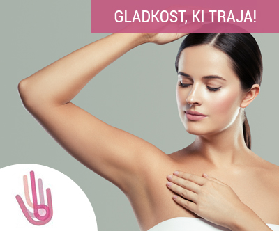 Salon Nežni dotik: depilacija predela pazduh