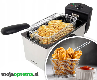 Inox cvrtnik Esperanza FALAFEL (2000 W, 3L)