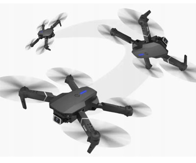 Zložljiv dron s HD kamero in z opremo
