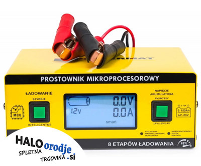 6-24V elektronski polnilnik za akumulatorje