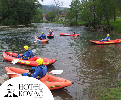 Športni center  Kovač, Osilnica, kajak , kopanje