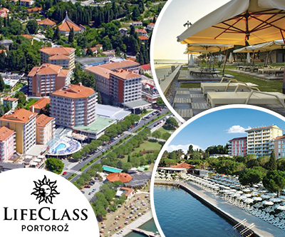 Hoteli Lifeclass 4*, Portorož: skok na obalo