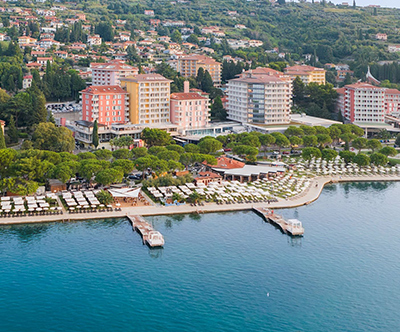 Hoteli Lifeclass 4*, Portorož: skok na obalo