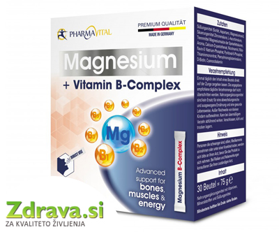 Prehransko dopolnilo Magnesium + Vitamin B-Complex
