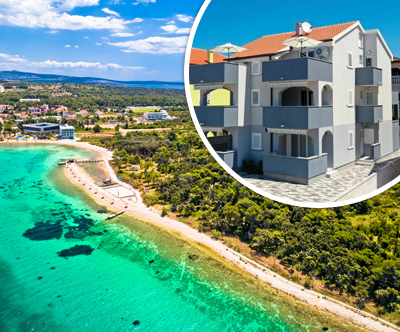 Apartmaji King, Novalja, Pag, najem