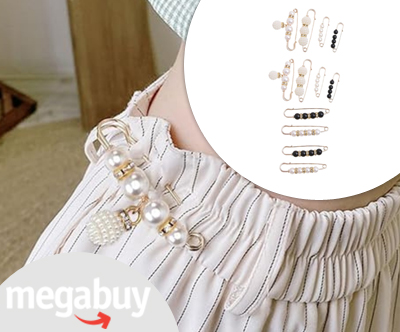 Pearls, elegantne pasne zaponke (12 kosov)