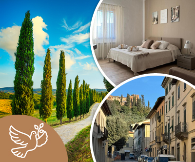 Il colombo apartmaji, Certaldo, Toskana: najem