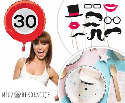 Party Shop mega dekoracije, vrednostni bon