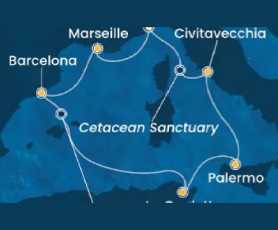 Costa Smeralda Italija-Francija-Španija-Tunizija