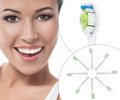 Komplet nastavkov za elektricne šcetke Sonicare Diamond