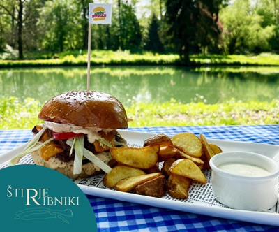 Gostilna Štirje ribniki, smeš burger
