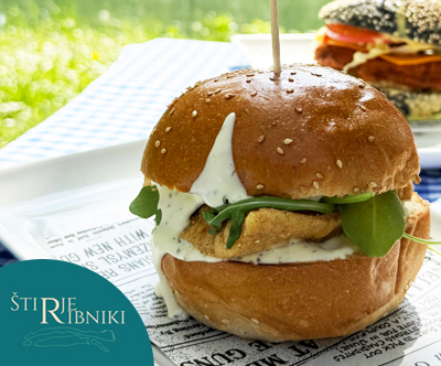 Gostilna Štirje ribniki, SMÈŠ FISH burger