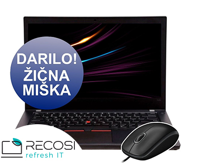 Prenosnik Lenovo ThinkPad T470, i5, 14