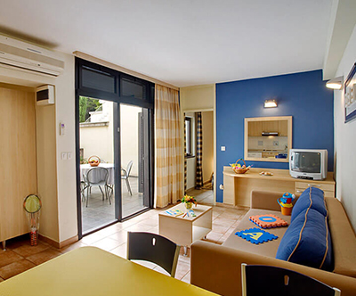 Valamar Residence 3*: oddih v apartmaju