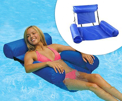 CoolChair, napihljiv fotelj za uživanje v vodi