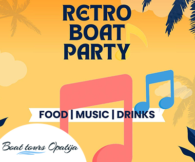 Retro Boat Party: križarjenje, Opatijska riviera