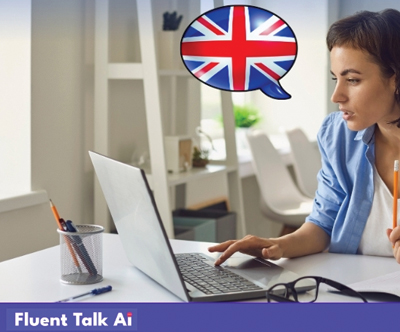 12-mesečni spletni tečaj angleščine Fluent Talk AI!
