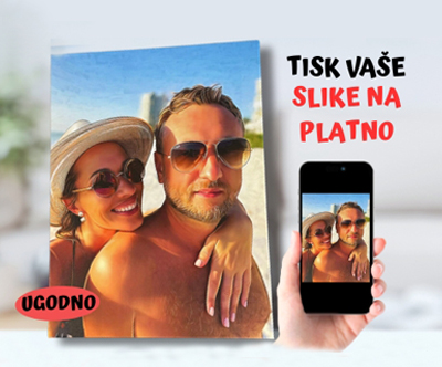 Tisk slike na platno z okvirjem