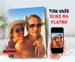 Tisk slike na platno z okvirjem