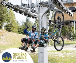 Soriška planina: povratna vozovnica za dvosedežnico