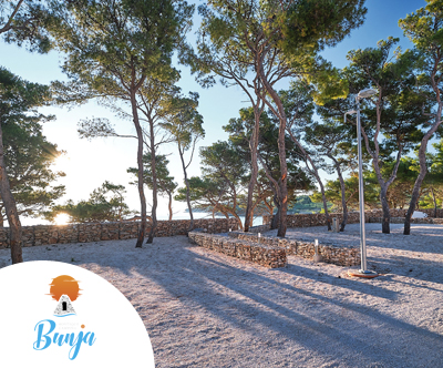 Boutique  kamp Bunja, Brač: najem parcele