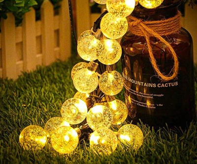 50 retro LED lučk BulbLights na sončno energijo