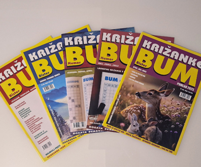 Križanke Bum, 5 revij Križanke Bum
