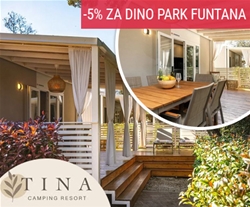 Najem mobilne hiške Premium; Camping Tina 4* Vrsar