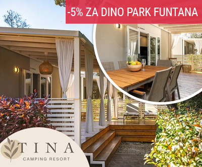 Najem mobilne hiške Premium; Camping Tina 4* Vrsar