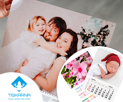 Personaliziran A4 koledar z vašimi slikami (13 listov)
