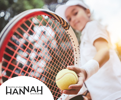 Športno društvo Hannah, trening tenisa za otroke