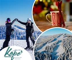 Smučarski center Kope: smucarska vozovnica z malico