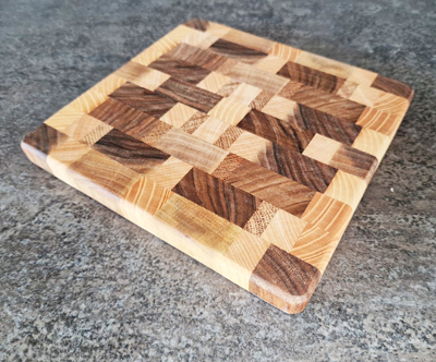 Lepljene ''end-grain' kuhinjska deska