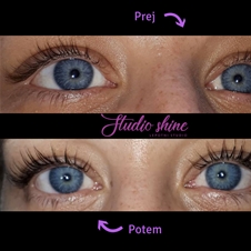 Lepotni studio Shine: laminiranje trepalnic